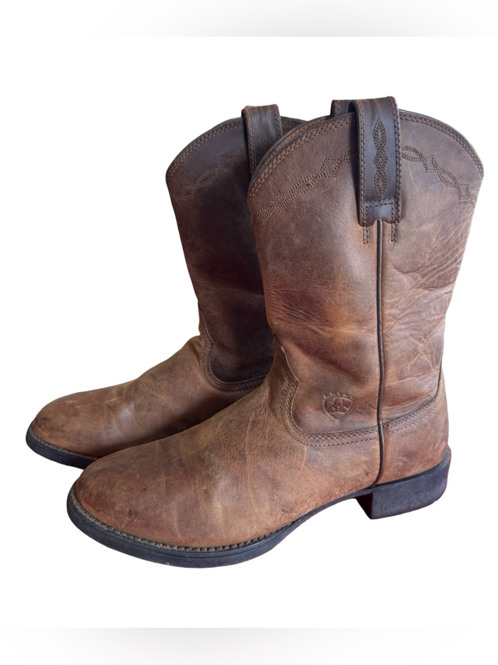 ARIAT MEN'S HERITAGE ROPER WESTERN BOOTS - Picture 2 of 13